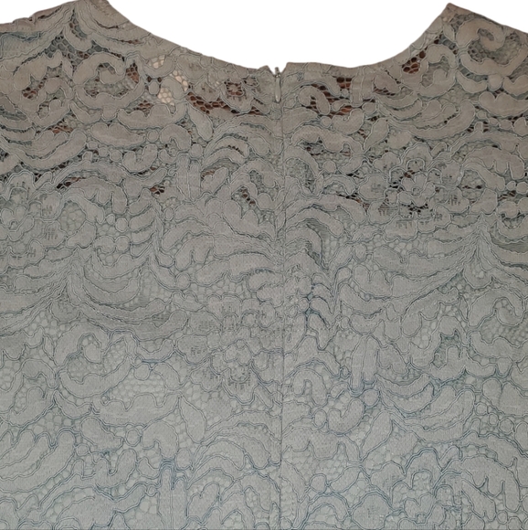 Sandy & Sid Floral Lace A line Scoop Neck 3/4 sleeve Dress, Size Medium - Picture 6 of 7